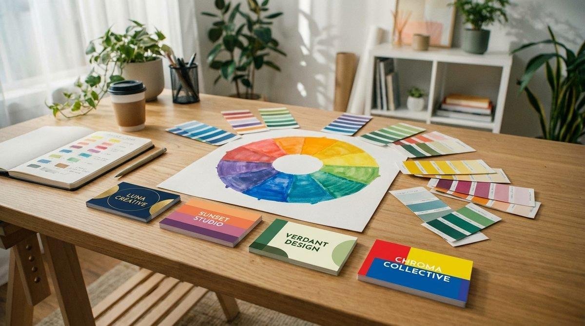 Phân tích và phối hợp Font và Màu Sắc Danh Thiếp theo nguyên tắc phong thủy và thương hiệu.