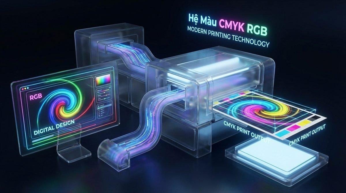 Ứng dụng Hệ Màu CMYK RGB trong in ấn và thiết kế kỹ thuật số: Lời khuyên từ In Ấn Thiên Ngọc