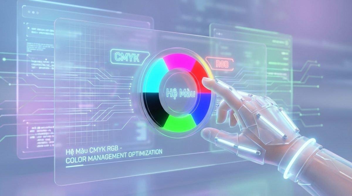 Quy trình quản lý và chuyển đổi Hệ Màu CMYK RGB chuyên nghiệp tại In Ấn Thiên Ngọc