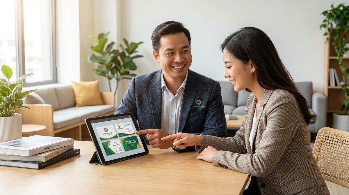 Dịch vụ tận tâm của In Ấn Thiên Ngọc khi in danh thiếp giá rẻ chất lượng