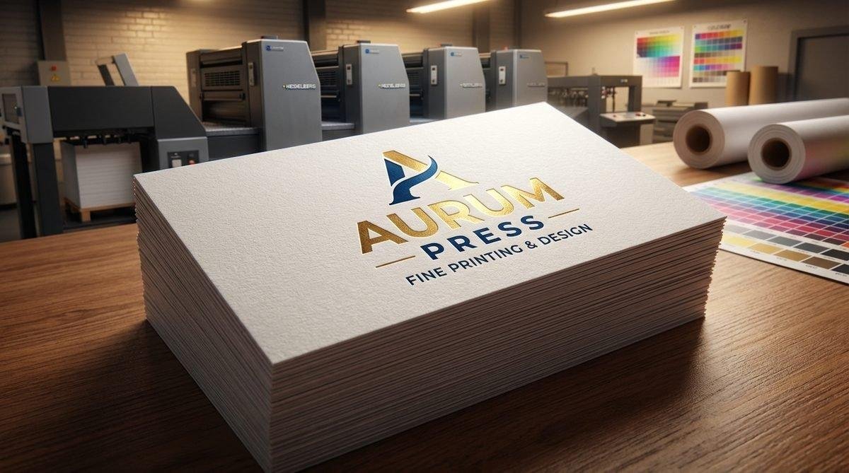 Dịch vụ in ấn danh thiếp chất lượng cao của In Ấn Thiên Ngọc với logo trên danh thiếp sắc nét và bền đẹp.