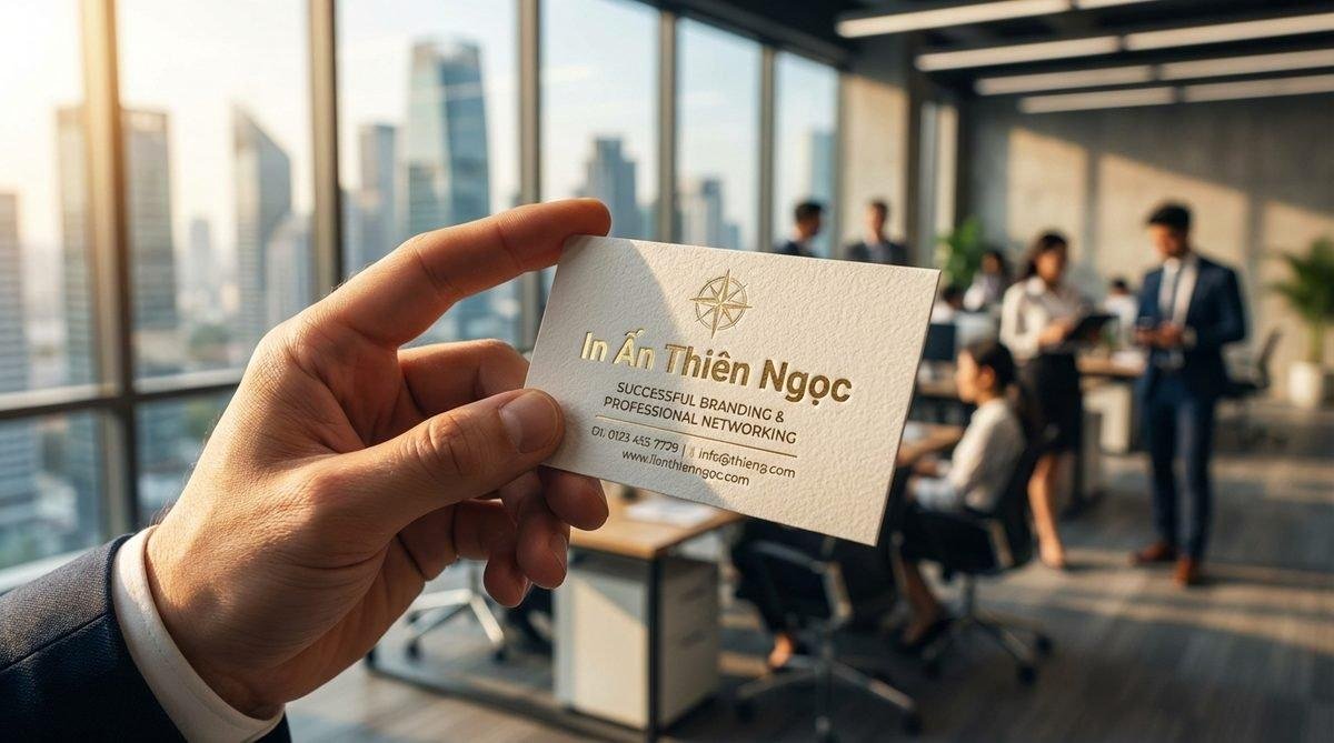 Quy trình đặt in danh thiếp tại In Ấn Thiên Ngọc: Đơn giản và nhanh chóng