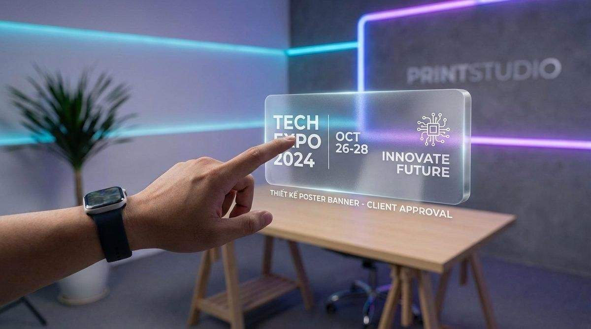 Khách Hàng Hài Lòng Với Dịch Vụ Thiết Kế Poster Banner Chuyên Nghiệp Tại In Ấn Thiên Ngọc
