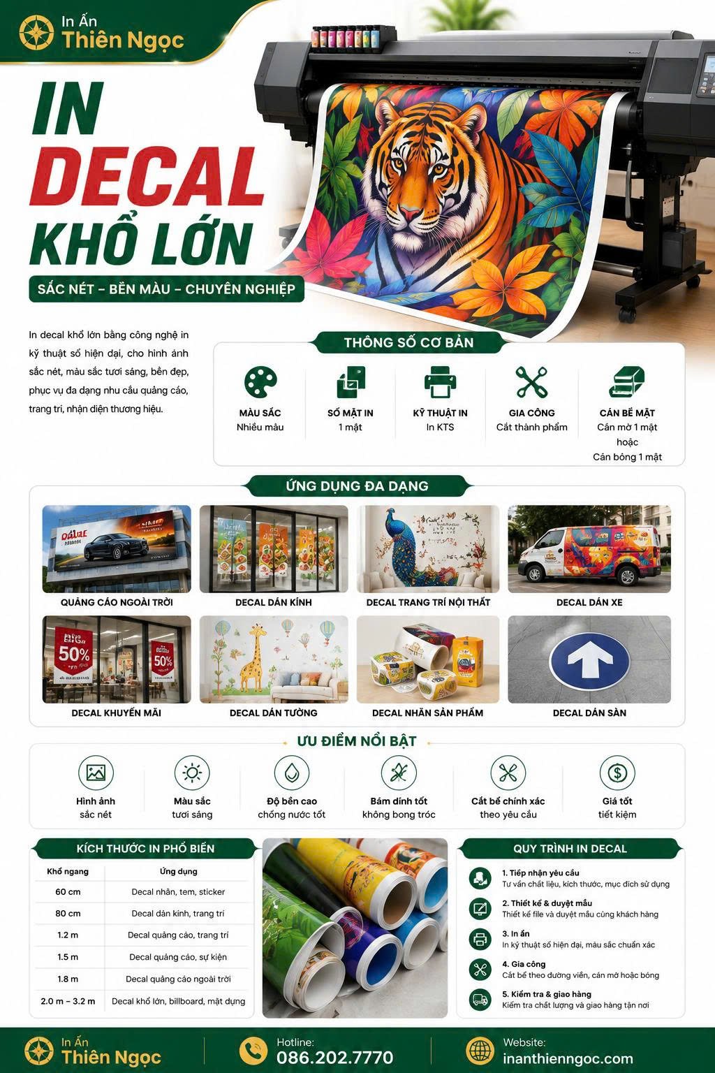 In Decal khổ lớn