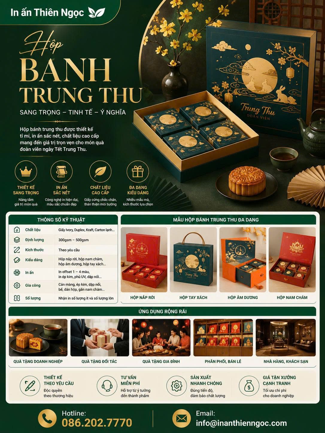 In Hộp bánh trung thu