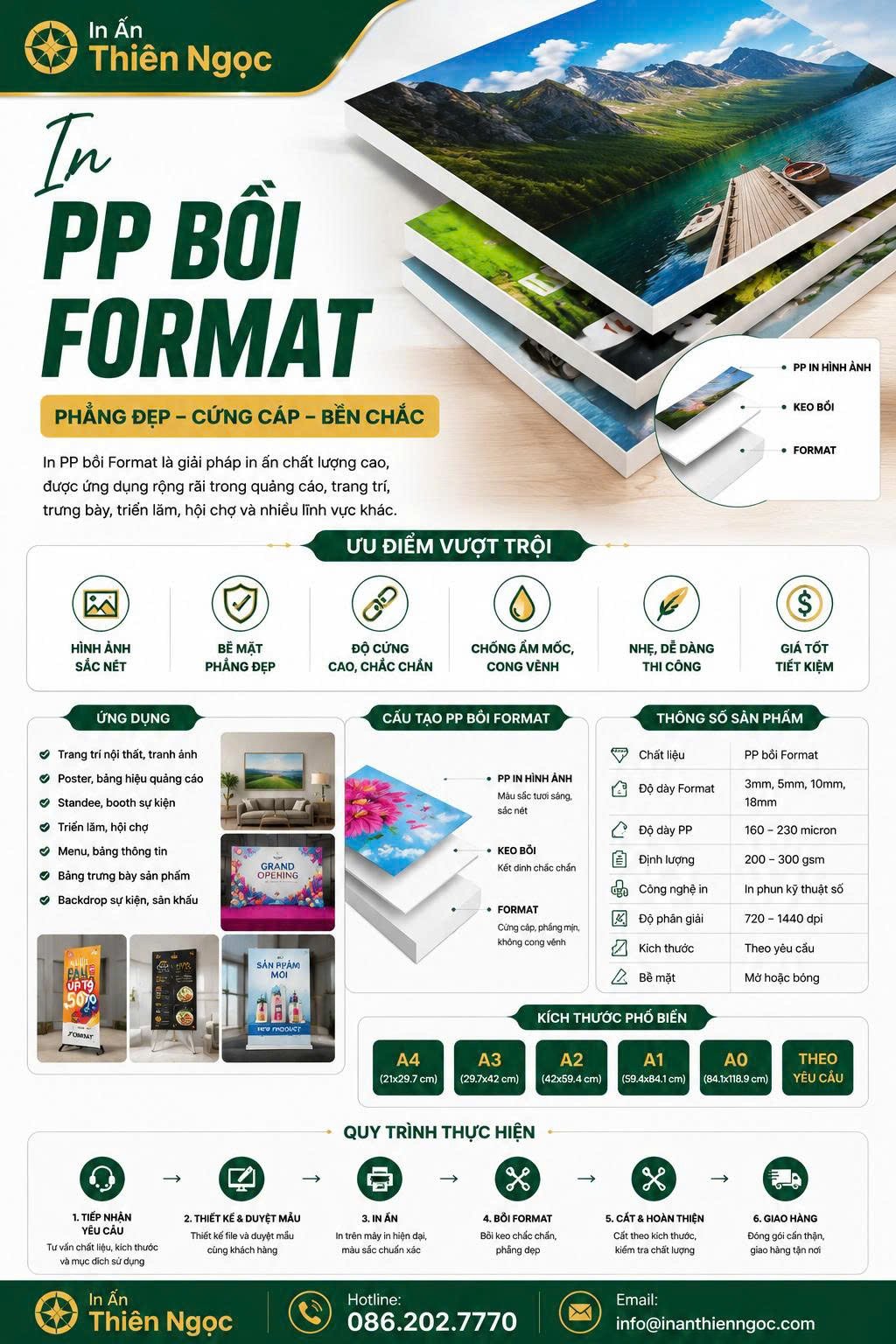 In PP bồi Format