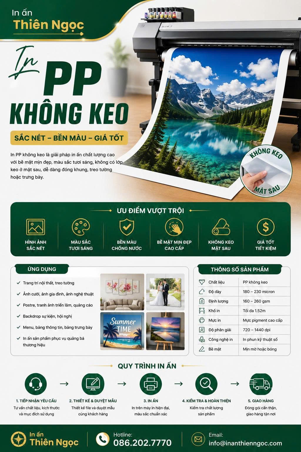 In PP không keo