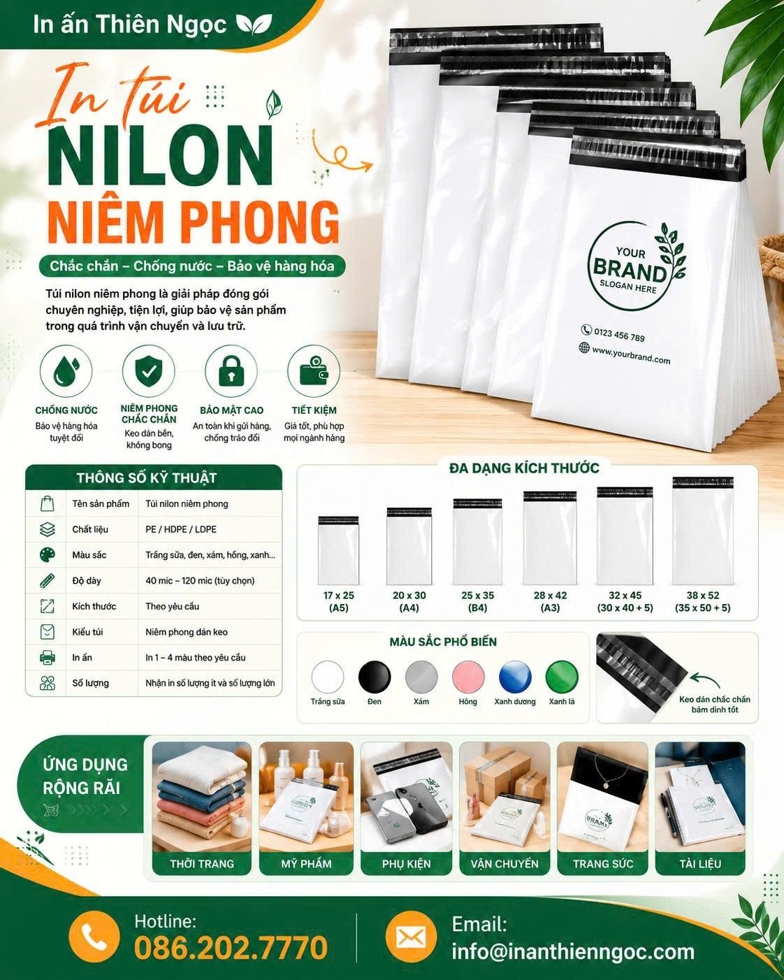 In túi Nilon niêm phong 1 In túi Nilon niêm phong 1