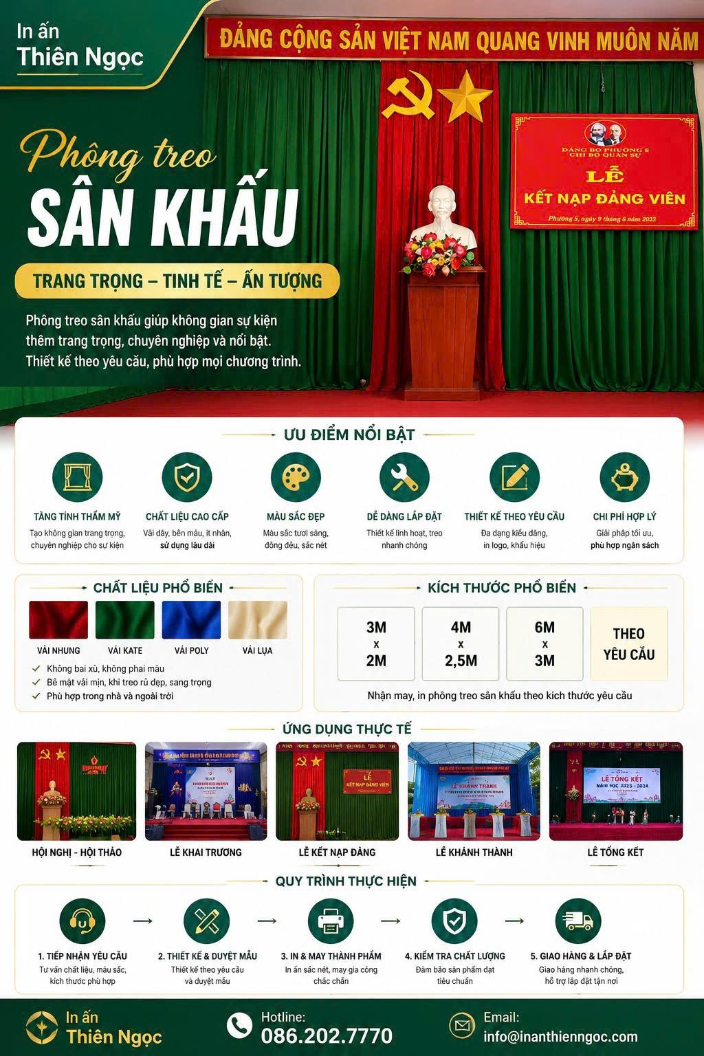 Phông treo sân khấu