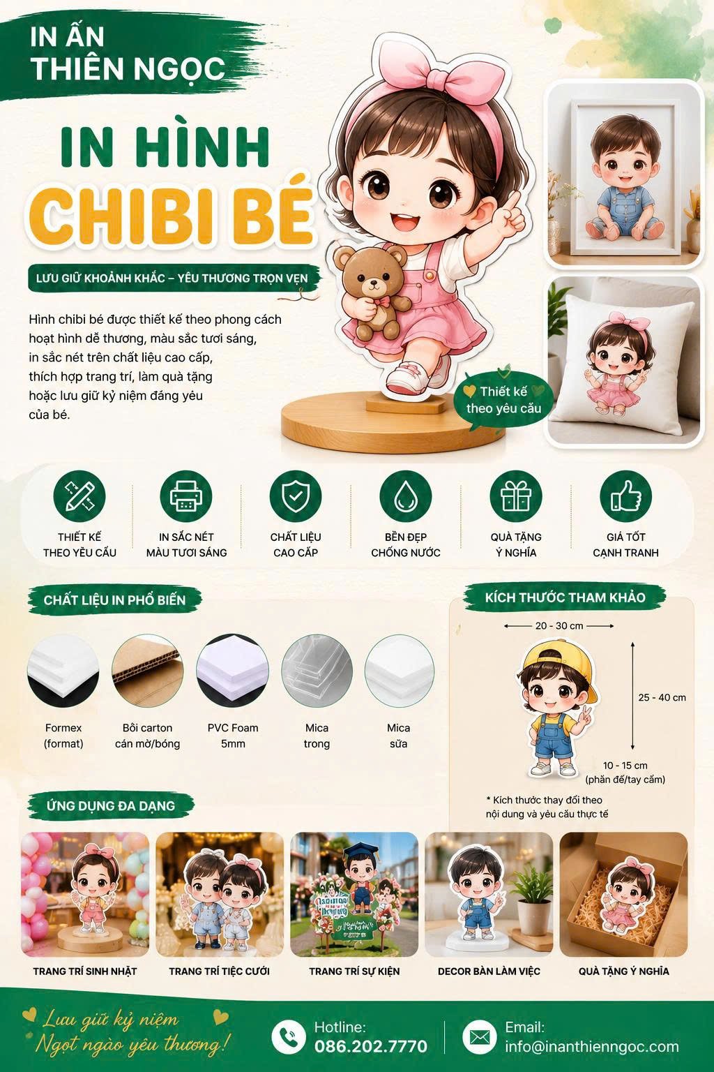 in Hình Chibi bé